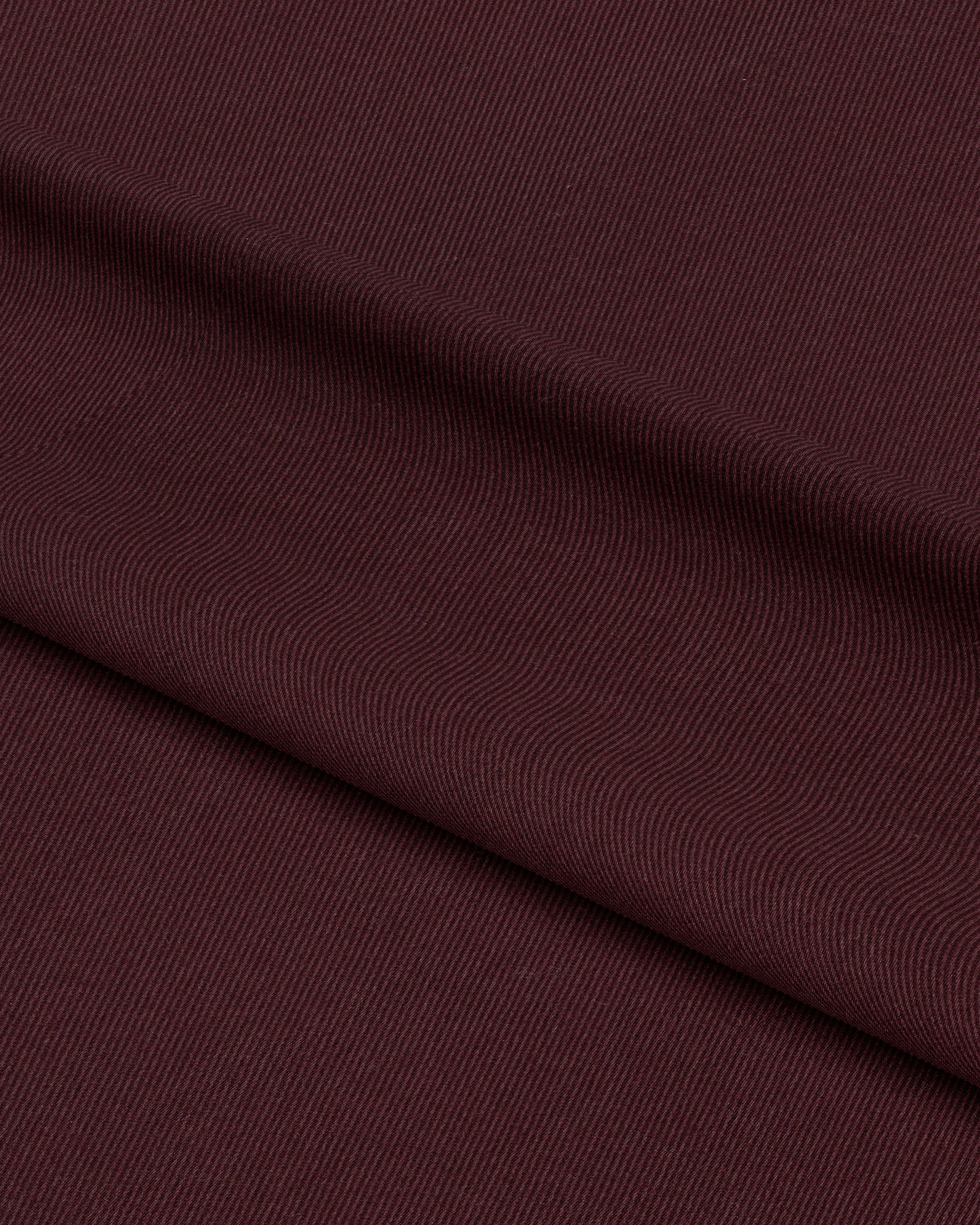 Wicked Berry Brushed Bull Denim - Image 2
